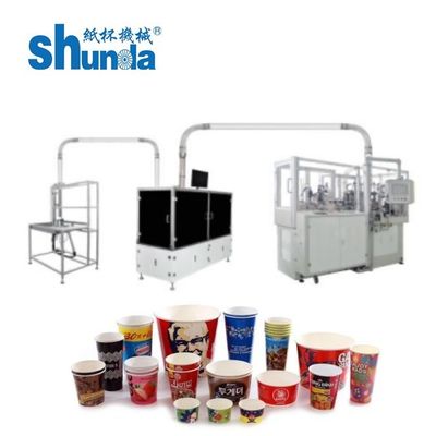 Kualitas Otomatis 4OZ kertas cangkir Kopi Mesin membuat cangkir kertas SHUNDA SMD-90 pabrik
