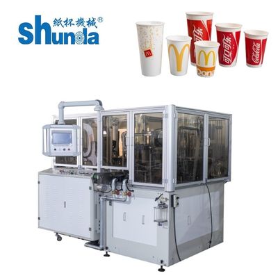 Kualitas Ultrasonik Sealing Paper Tea Cup Membuat Mesin Dengan Mitsubishi PLC Control pabrik