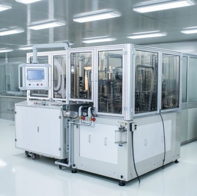 Coffee Paper Cup Production Machine Mitsubishi PLC With Auto Lubrication