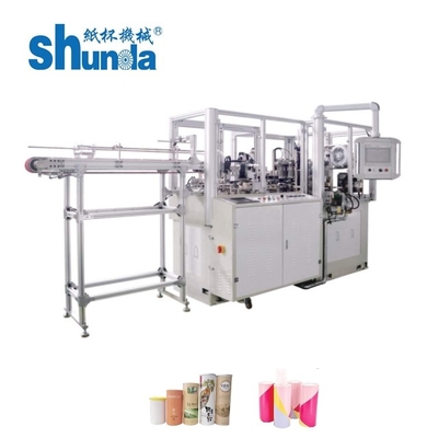 Kualitas Tissue Paper Container Box Paper Tube Forming Machine Dengan Udara Panas dan Sistem