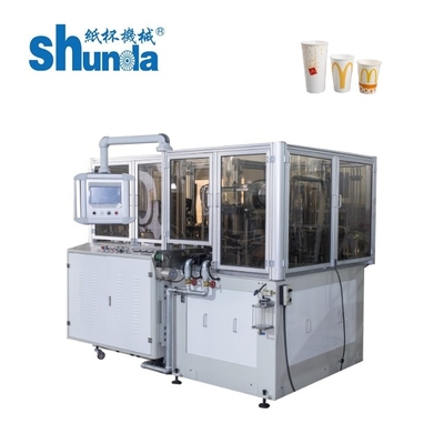 Black / Green Tea Cup Kertas Forming Machine Otomatis Single PE Coated Paper