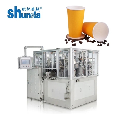 Piala Kertas Otomatis Forming Machine, Ice Cream / Coffee Cup Kertas Membuat Tanaman