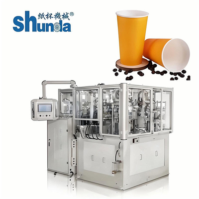Otomatis Mesin Kertas Piala, kertas kopi / teh / ICEA krim cup membentuk mesin pada harga jual
