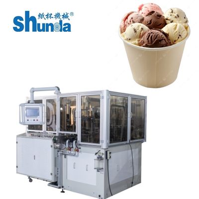 Ice Cream Cup Pembuatan Mesin, kecepatan tinggi cup es krim membuat mesin, automaticl dan kontrol digital