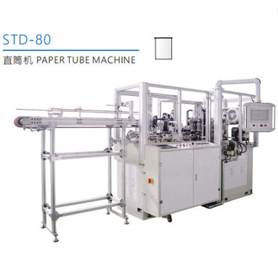 Kertas Disesuaikan Membuat Minum Straw Tube Forming Machine Sistem Kontrol PLC